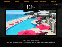 Tablet Screenshot of jc-marble.com